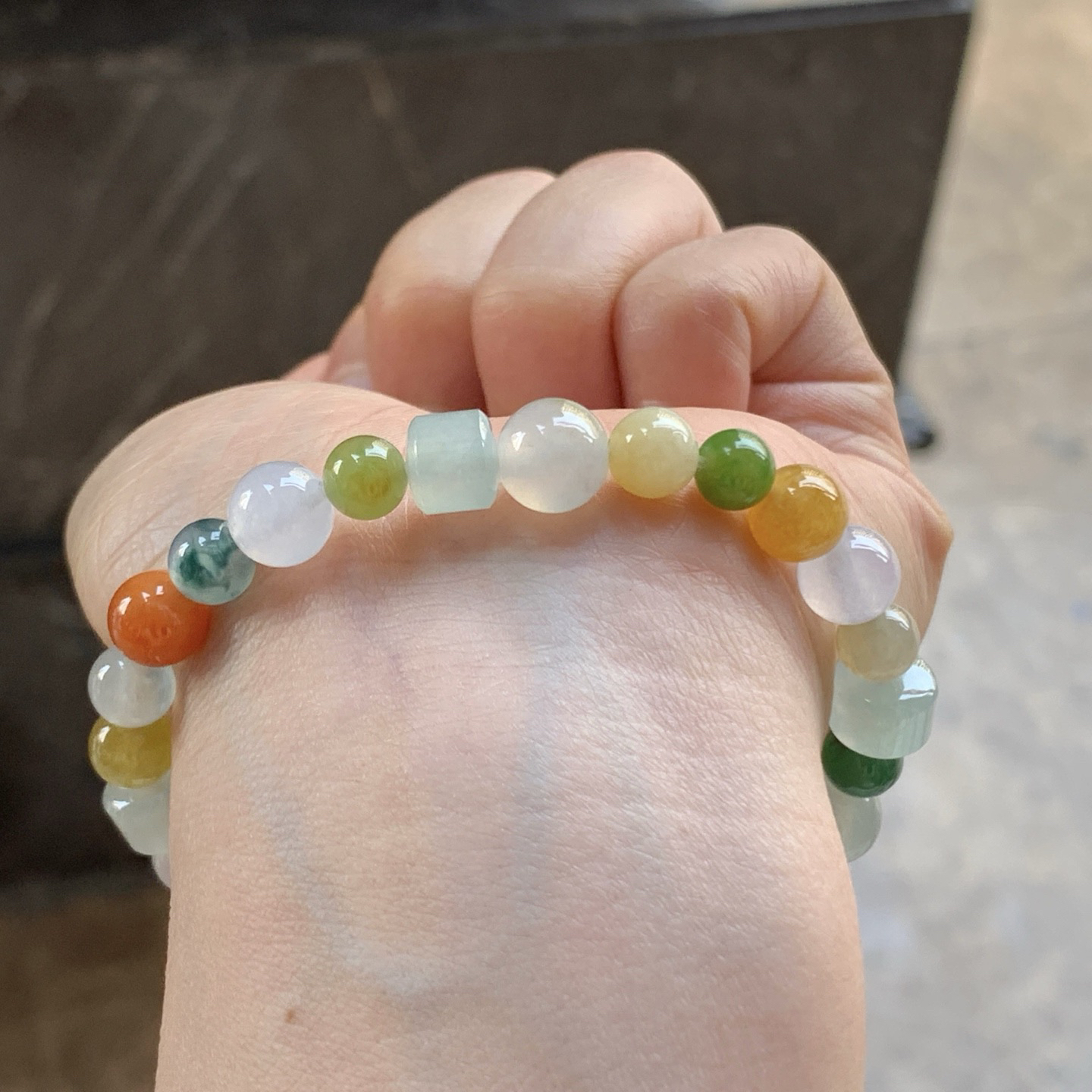 多宝手串^_^鲜艳 起光