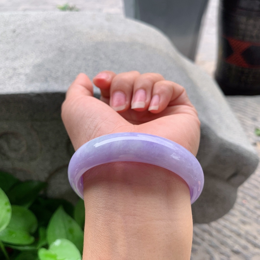 圈口 54.8-13.8-7.2【满紫正圈手镯】正圈54 55可戴