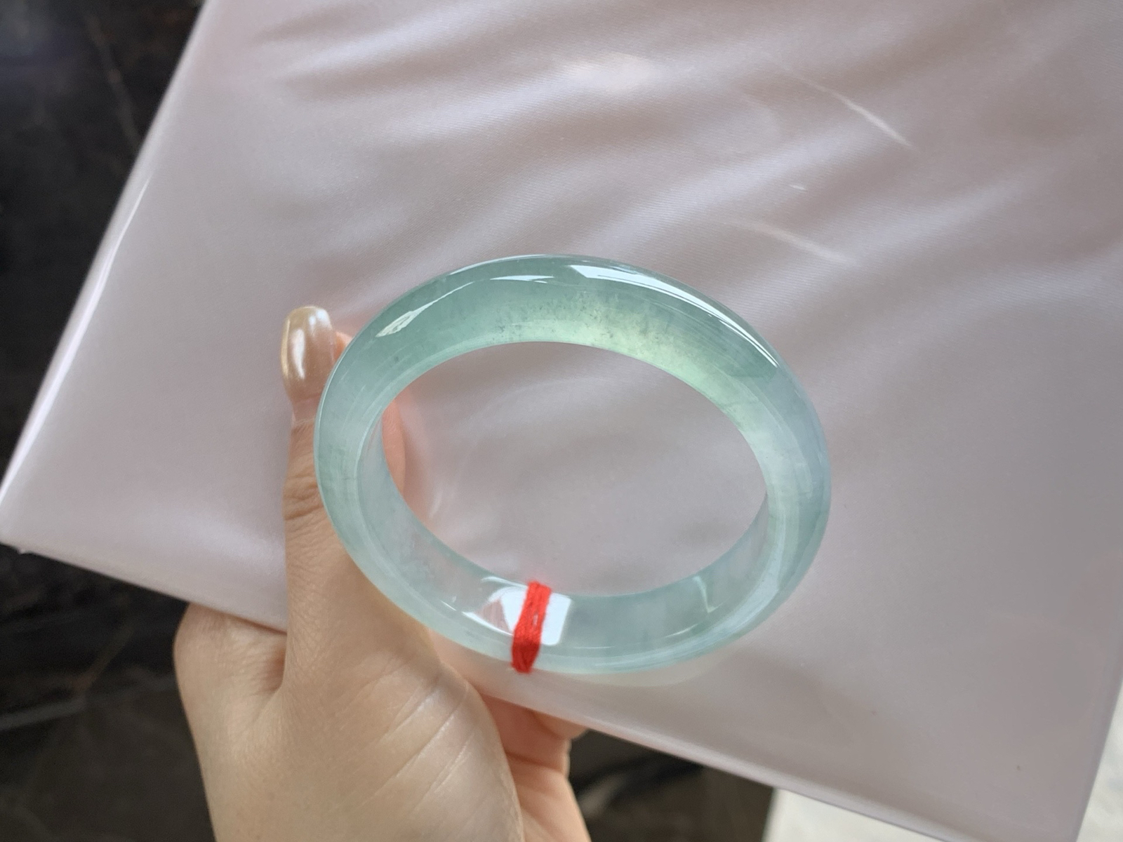 51-11.7-7.8

冰种晴水手镯^_^种水好 精品小圈口