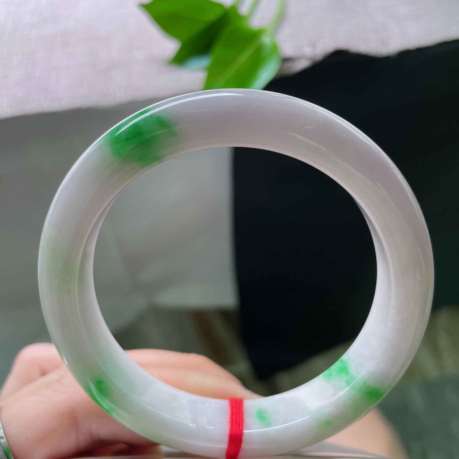 55.9/12.3/8.8，飘绿正圈，水润，细腻，优雅，点翠千金..