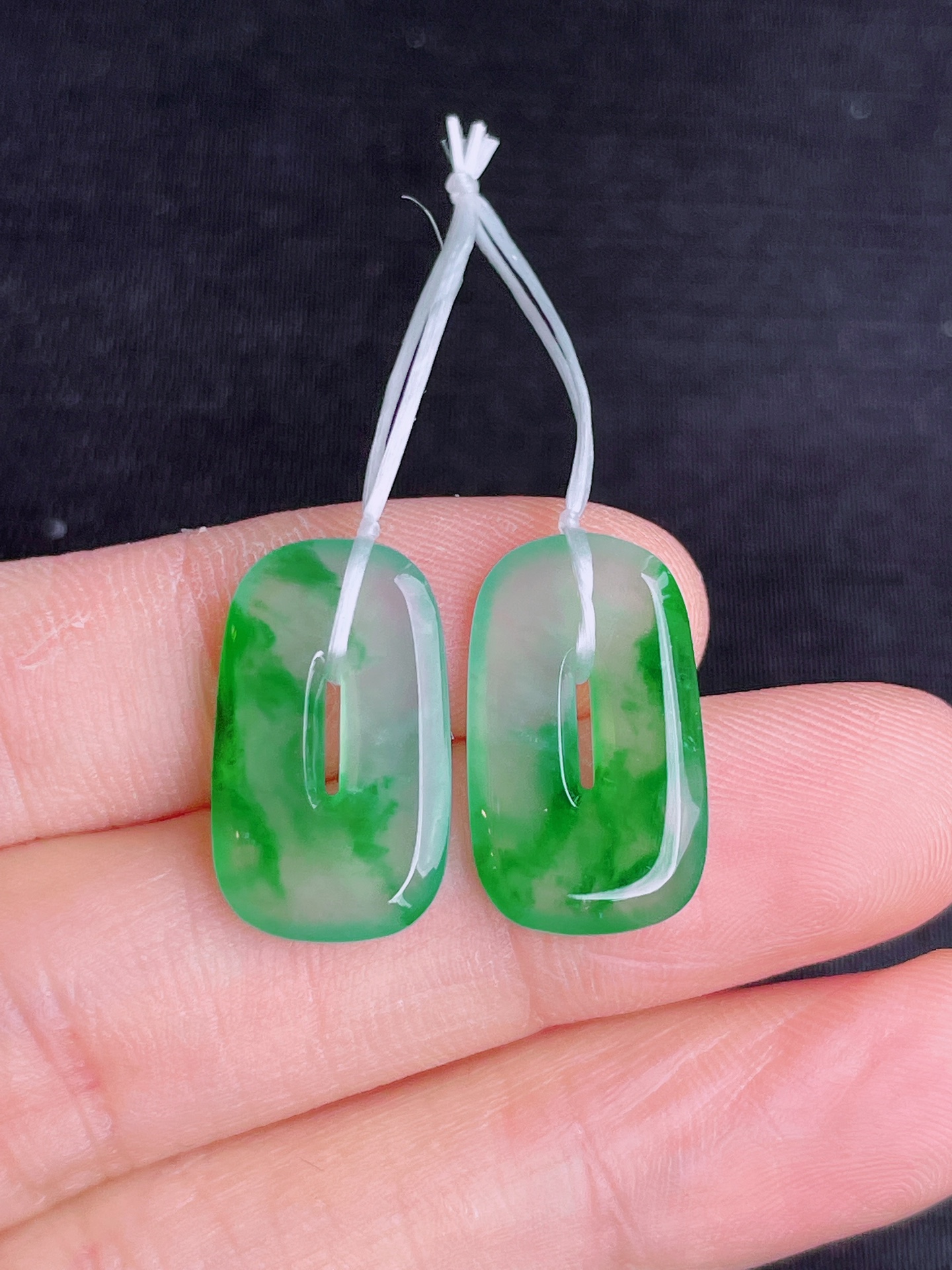 ️高冰绿福贝吊坠，晶莹剔透，新颖时尚，无裂，20-11.5-2.8