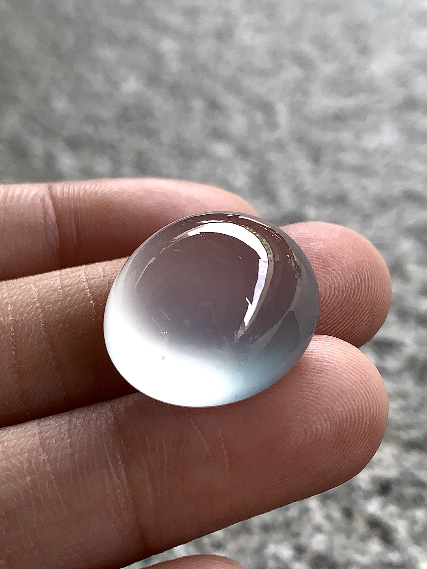 ️ 玻璃种蛋面，胶感十足，荧光盈盈，通透度拉满尺寸18.6×16.5×10.7