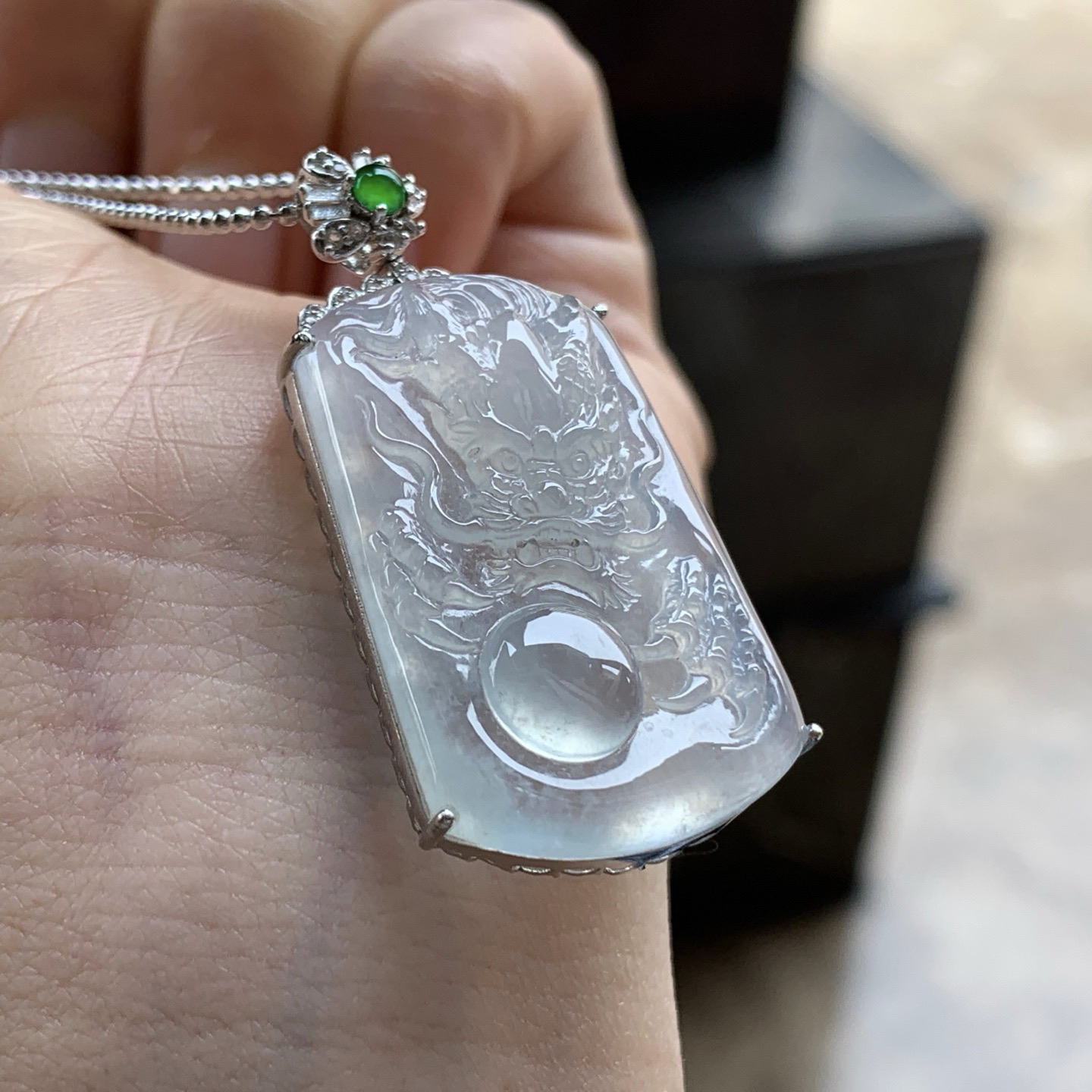 金扣冰龙牌^_^ 尺寸31.4