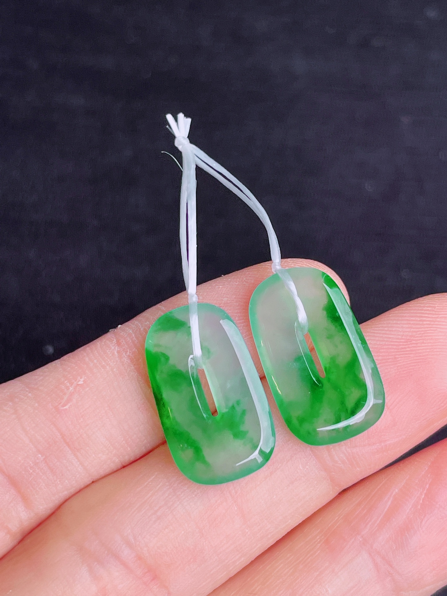 ️高冰绿福贝吊坠，晶莹剔透，新颖时尚，无裂，20-11.5-2.8