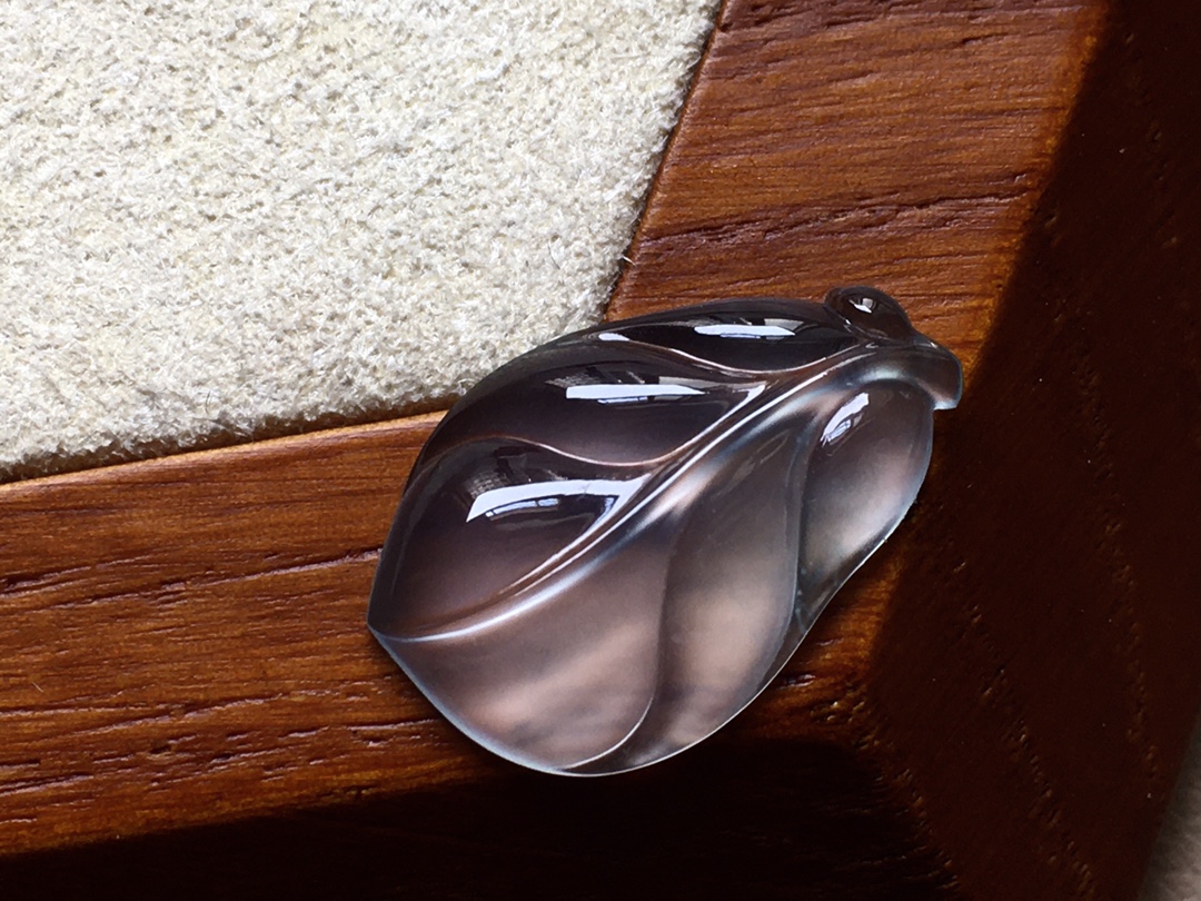 ️ 玻璃种叶子 种老，底子冰透起光，无裂 尺寸20.7*13.6*3.6 超值