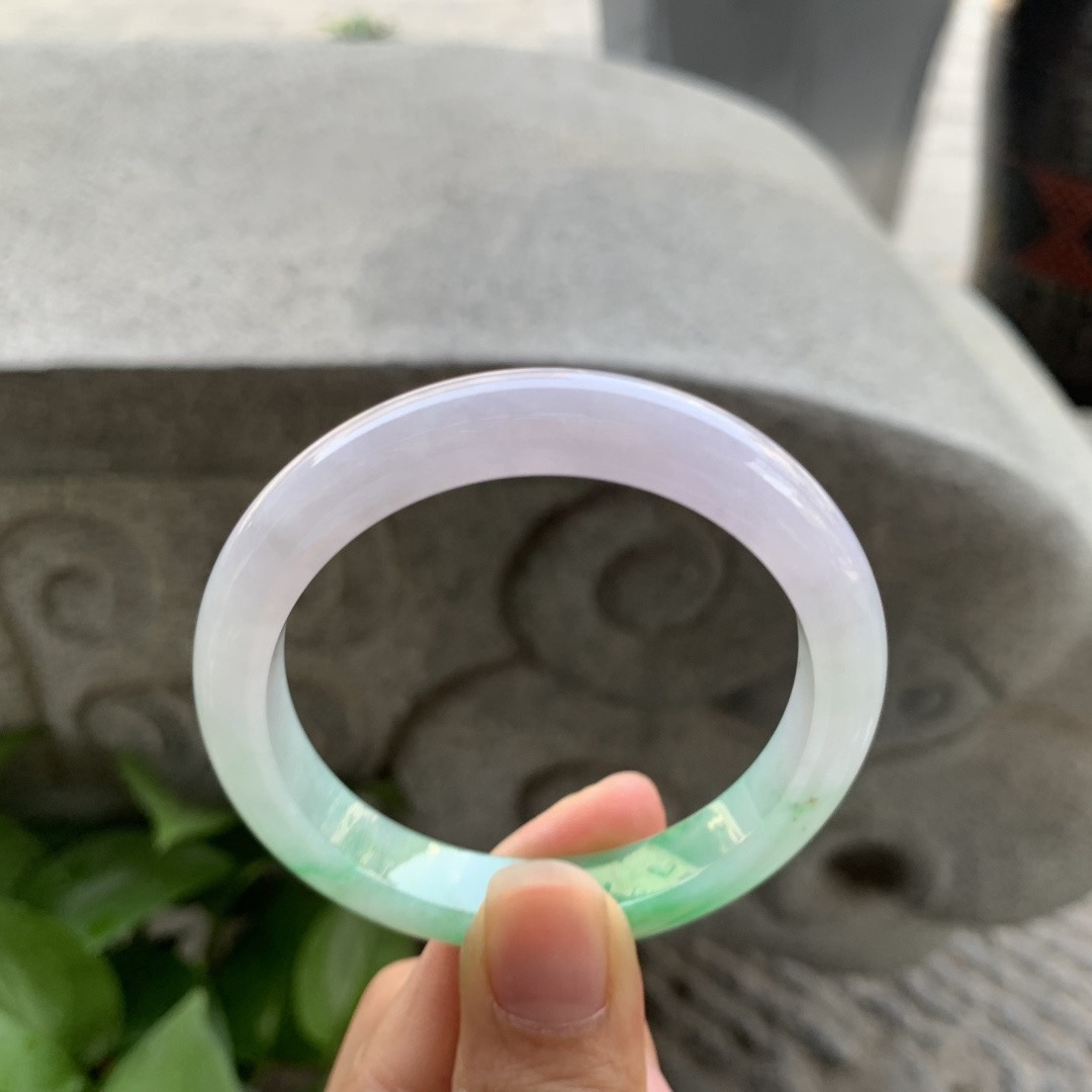 小圈口51.5-9-7.6 【春彩正圈手镯】正圈51 52可戴