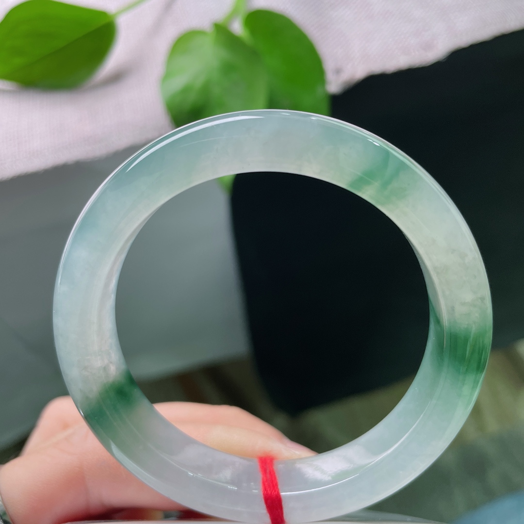 53.5/11.5/8.4冰飘花正圈，灵动雅致，贵气，清冷，气质款，无裂，ss50230a