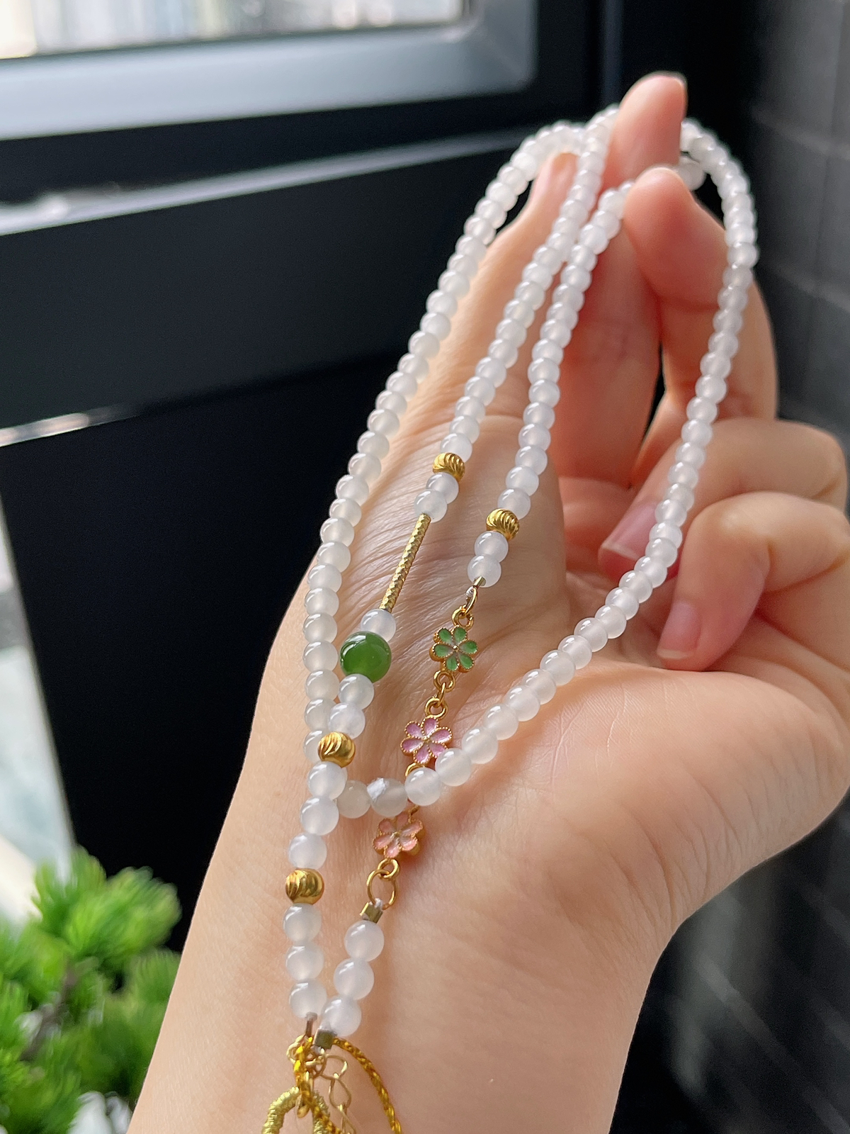 和田玉白玉项链