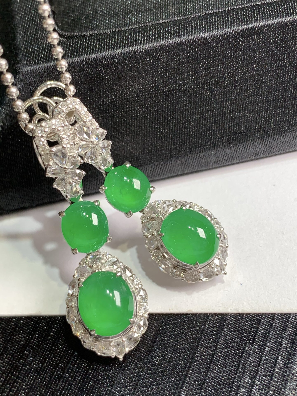 满色耳环，上身超美~