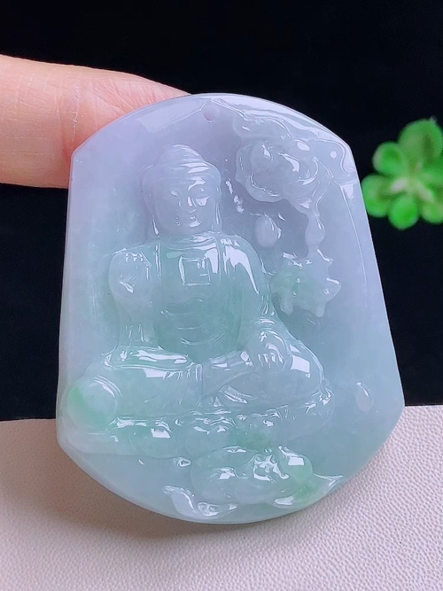 尺寸54.5/44.7/5.5/编号13l6  18，阿弥陀佛，无裂