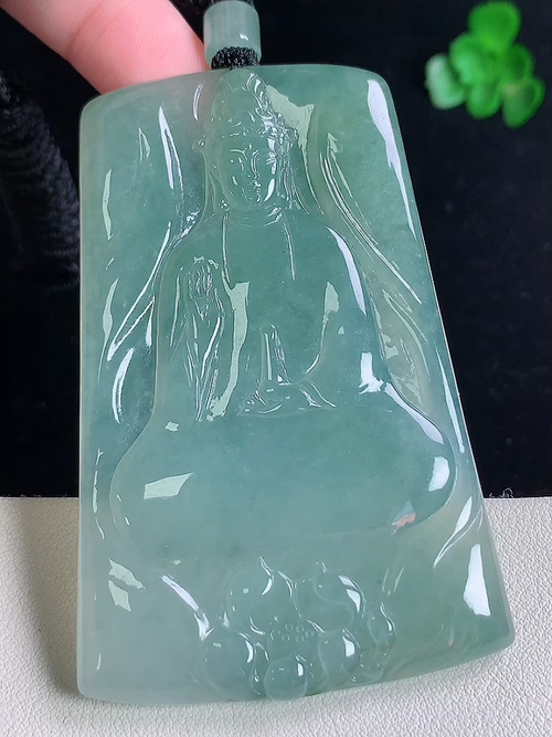 ，冰油观音，无裂，尺寸73.1/48.4/6，№:y18112  16