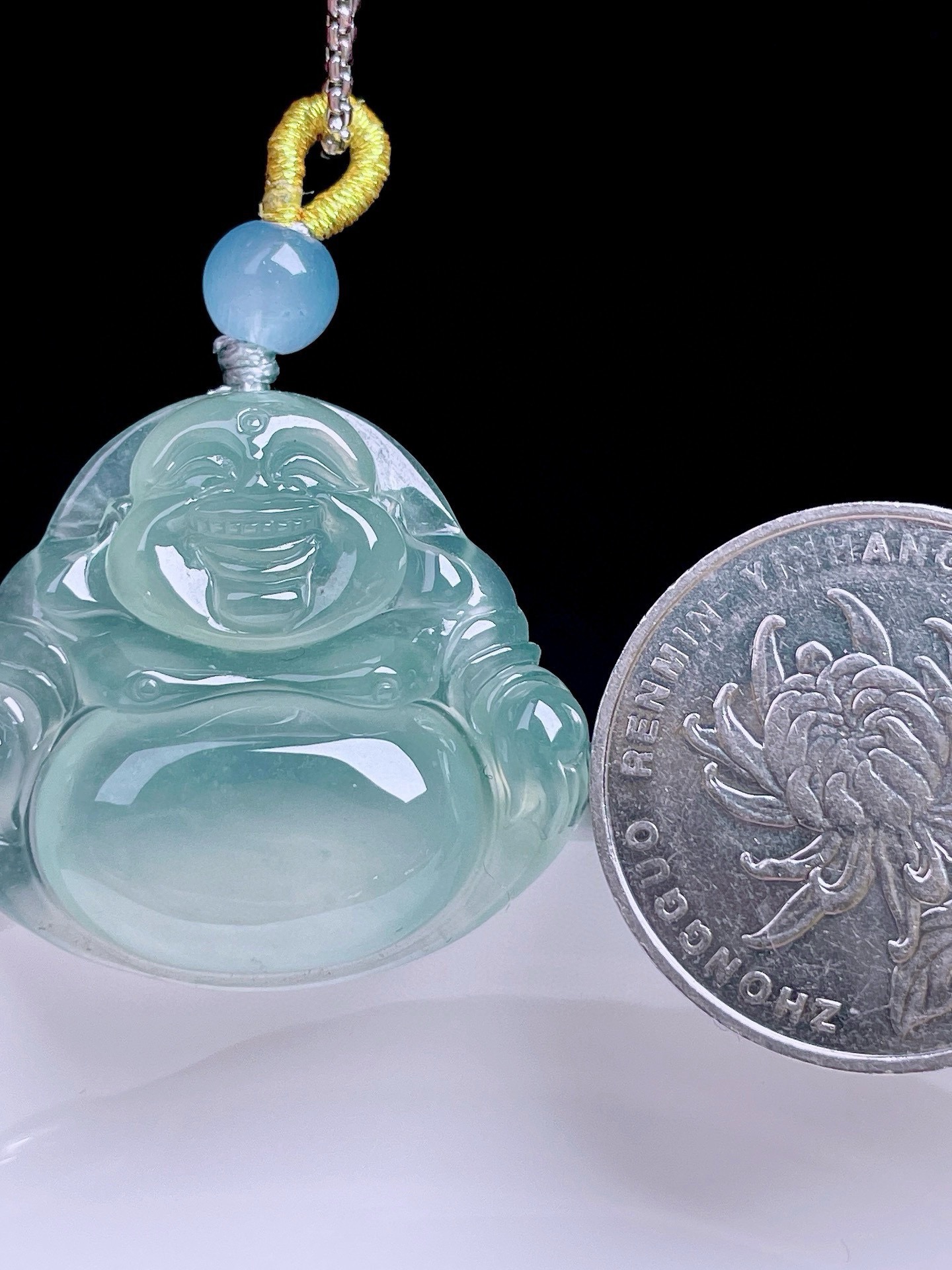 ️ 佛公 冰润通透，种老水润 尺寸：27/29.8/6.6，ss50182a