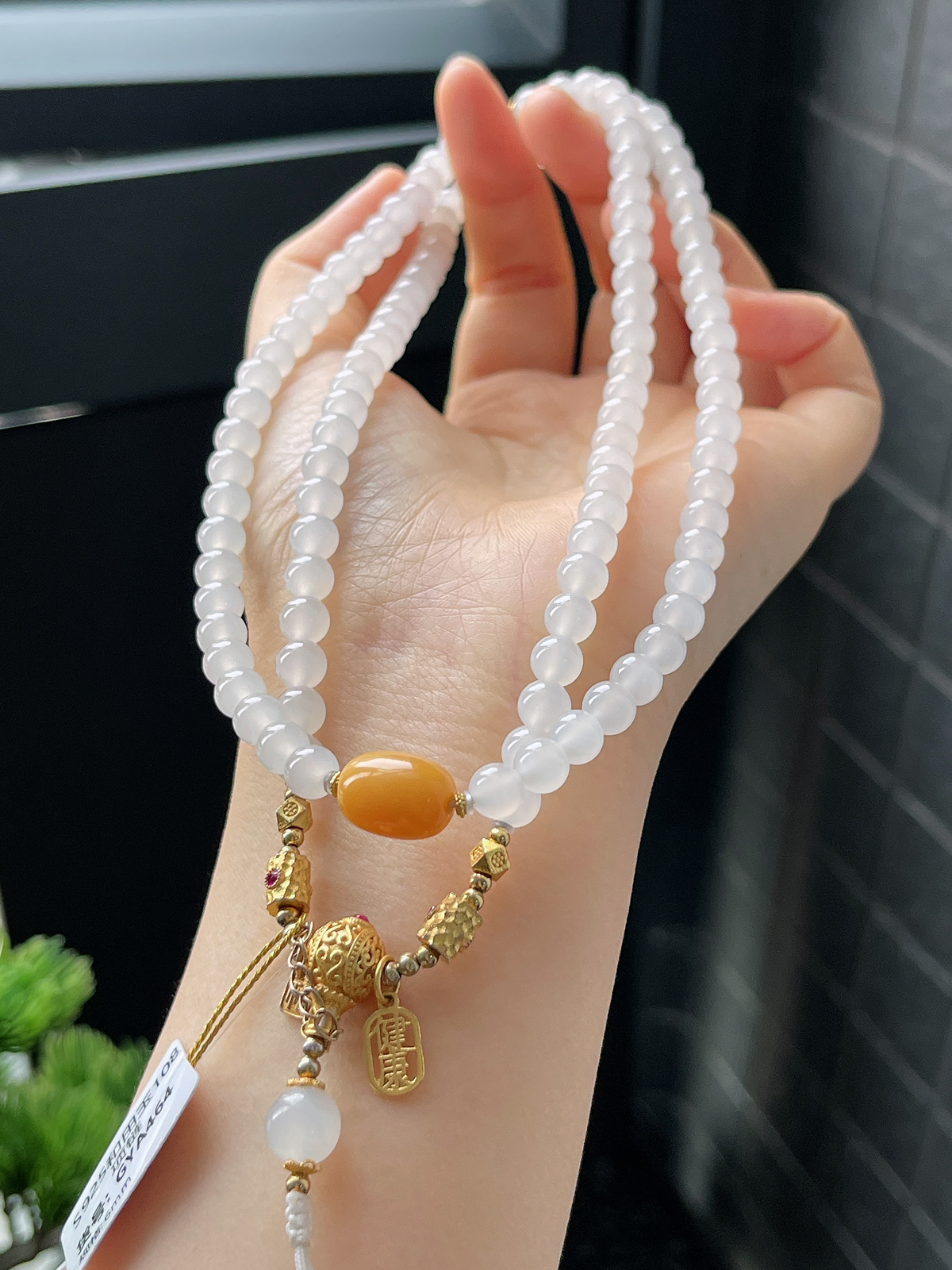 和田玉白玉项链