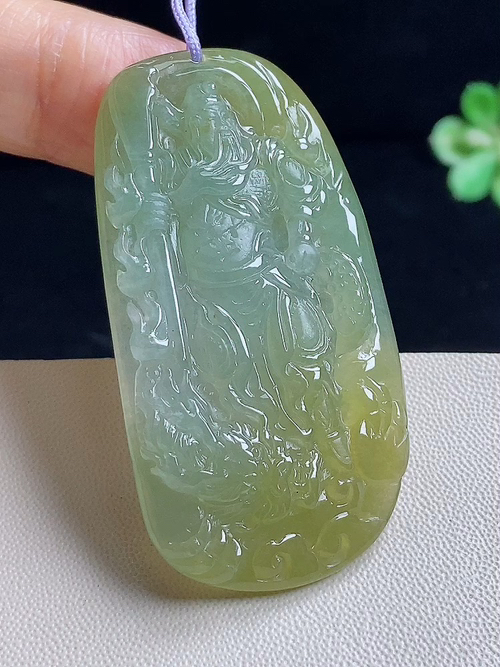 关公，无裂，尺寸53×27.2/6.2/编号14d7y