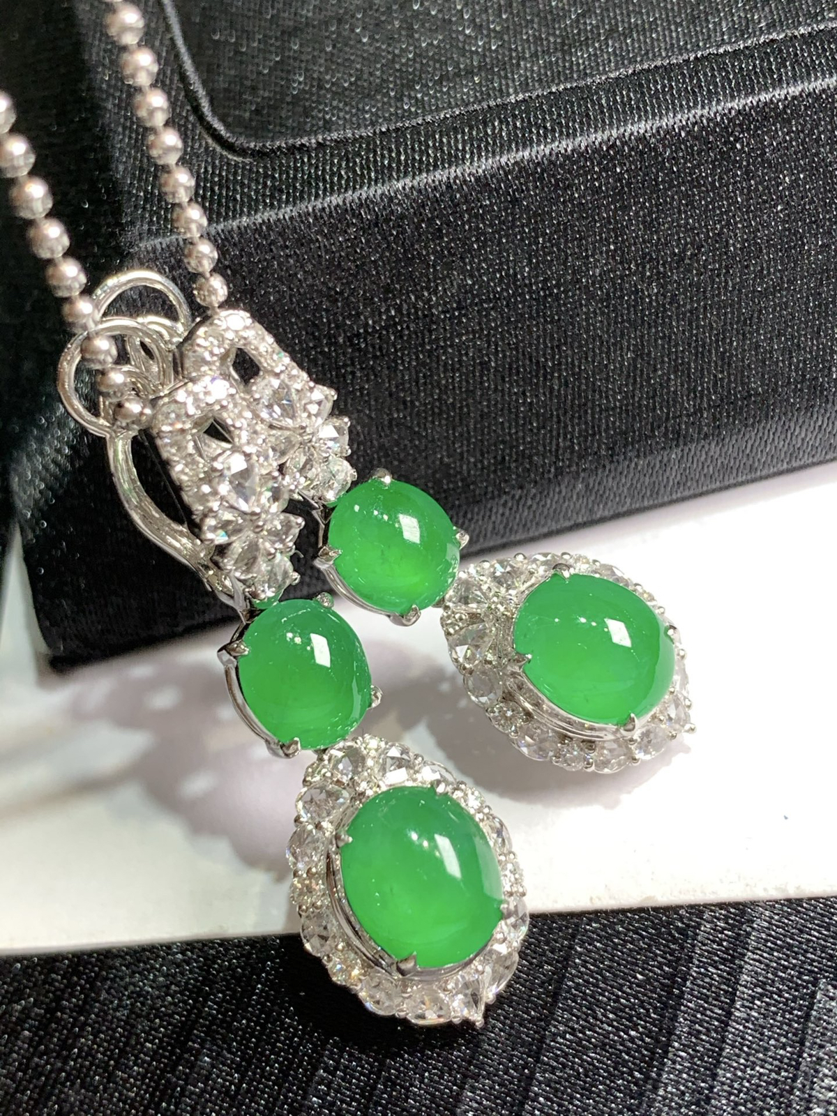 满色耳环，上身超美~