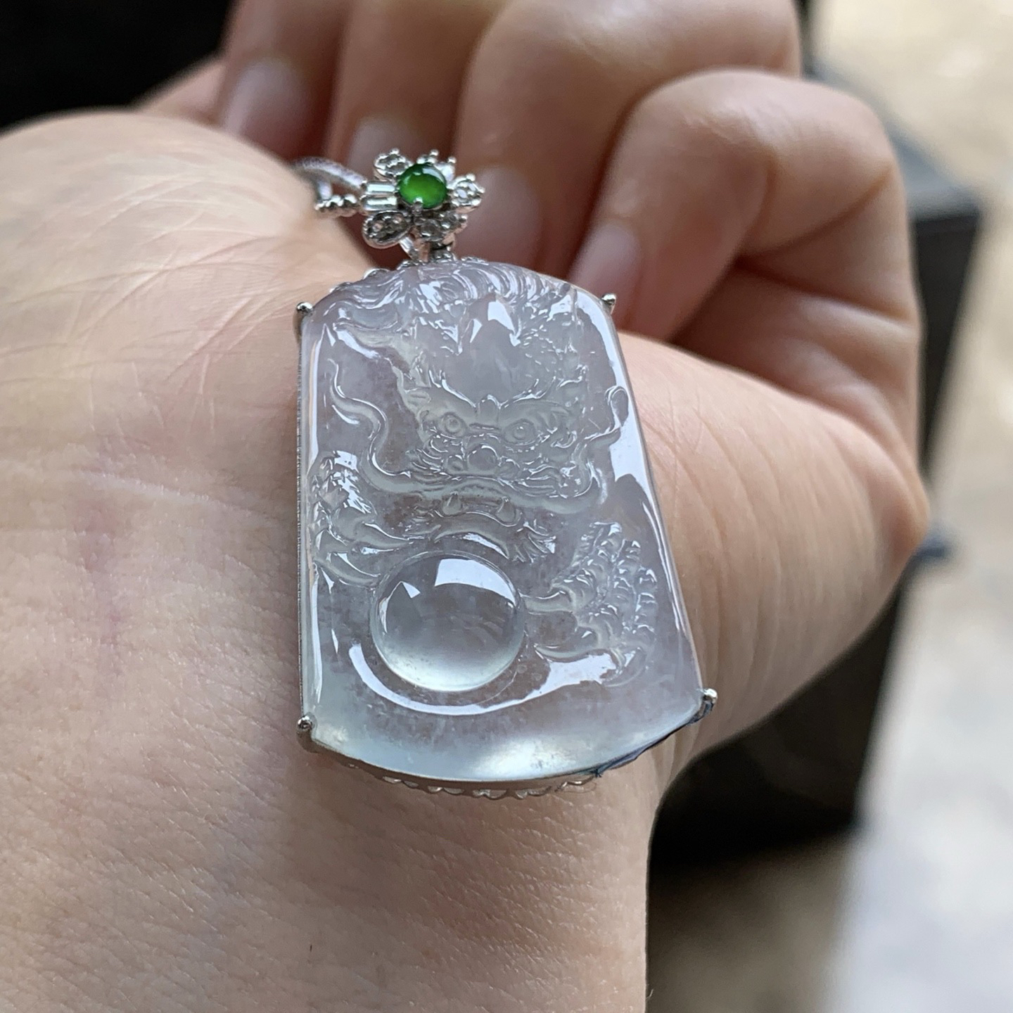 金扣冰龙牌^_^ 尺寸31.4