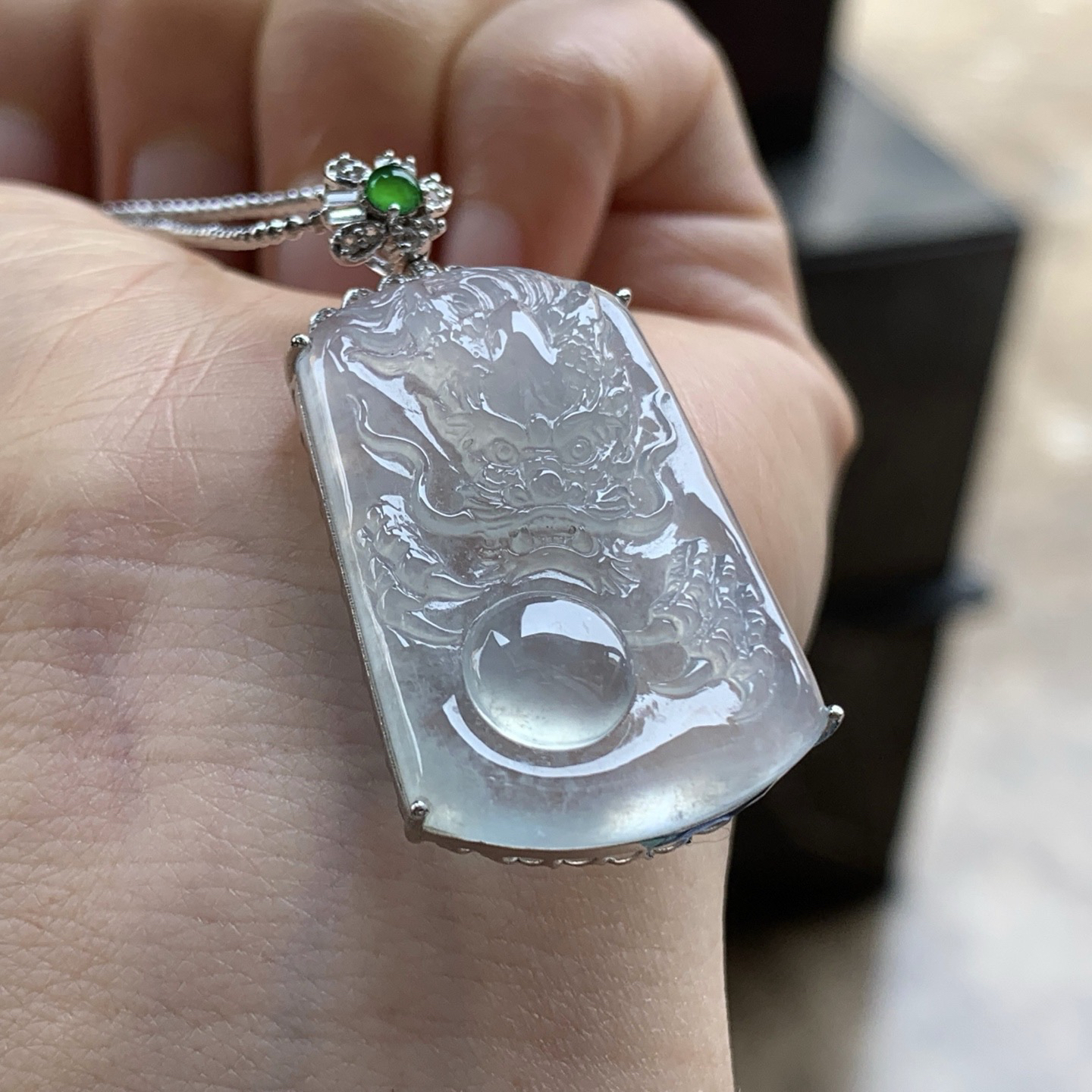 金扣冰龙牌^_^ 尺寸31.4