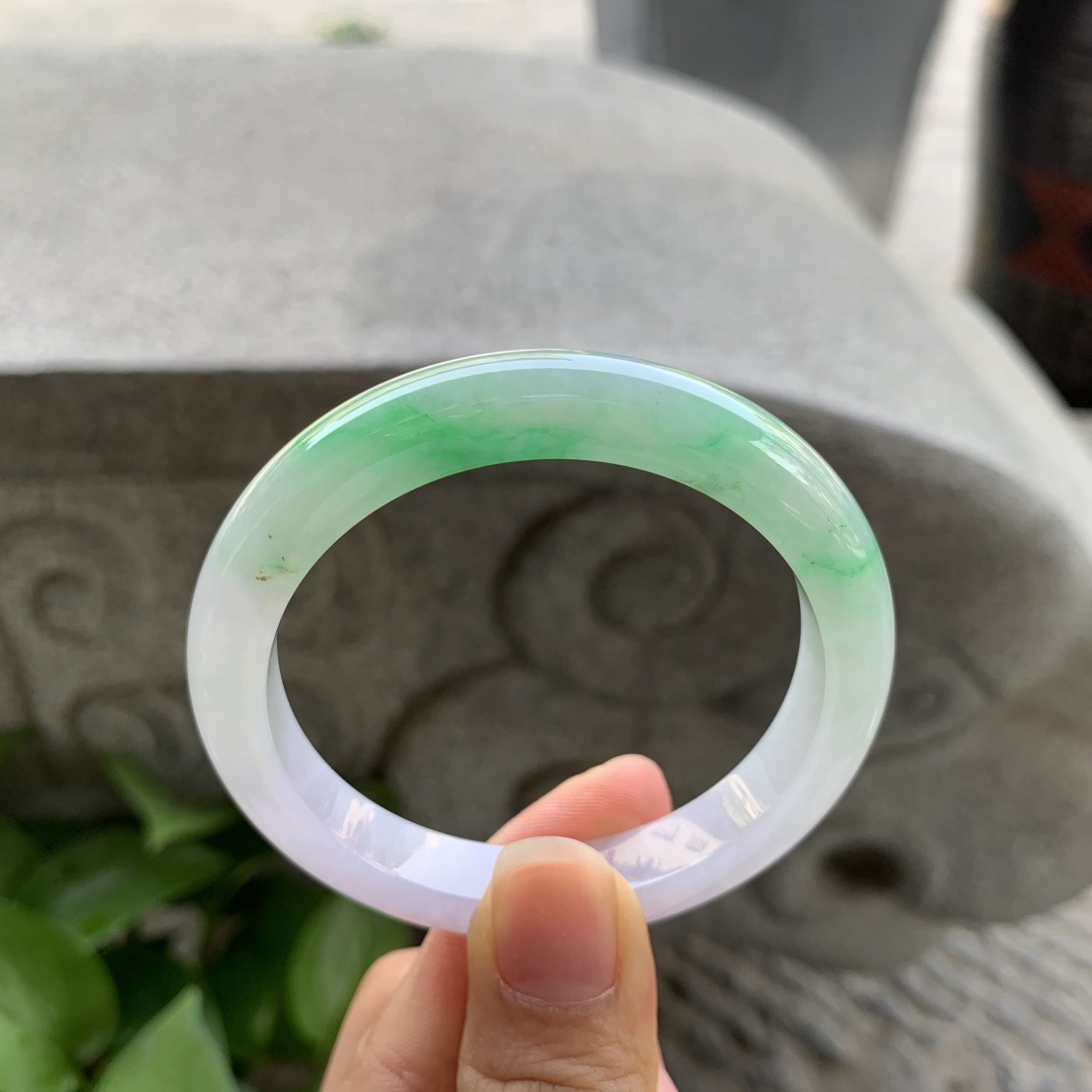 小圈口51.5-9-7.6 【春彩正圈手镯】正圈51 52可戴