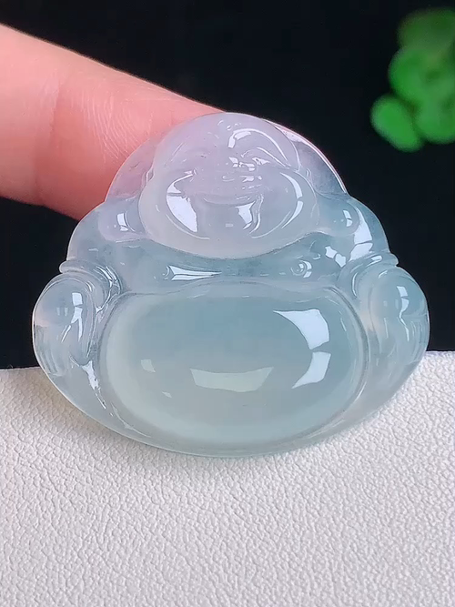  ，冰笑佛，无裂，尺寸31.2/34.7/5.8，№;y18j2   16