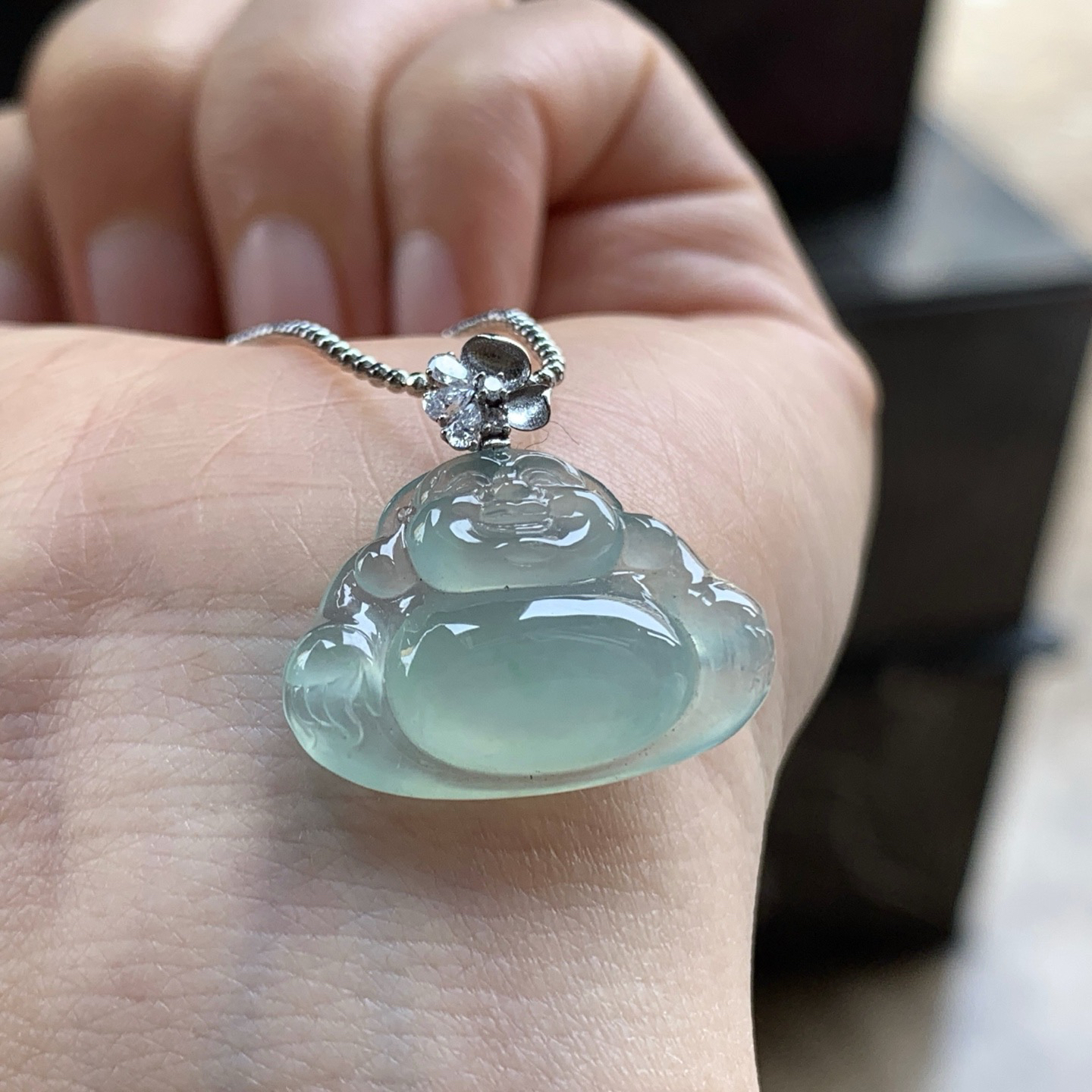 金扣晴水小佛^_^