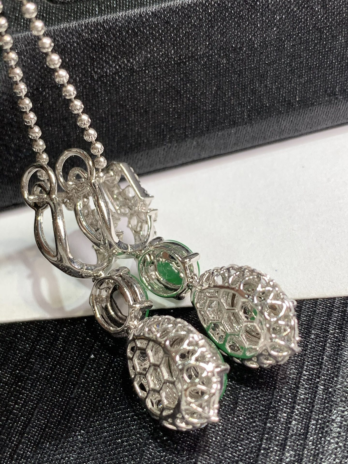 满色耳环，上身超美~