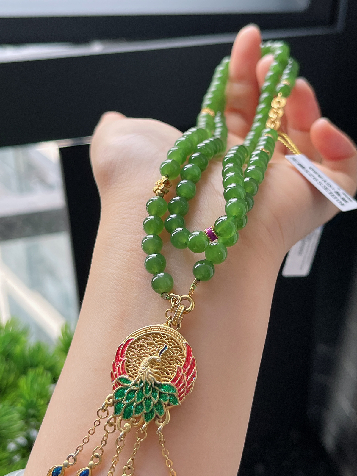 和田玉碧玉项链