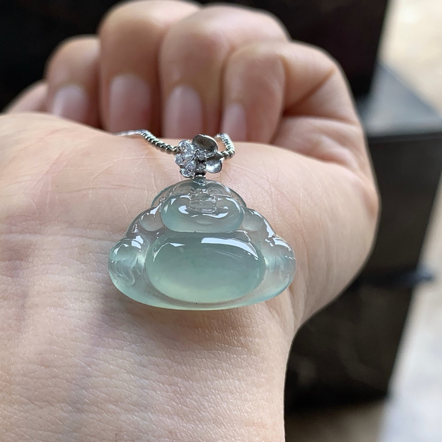 金扣晴水小佛^_^