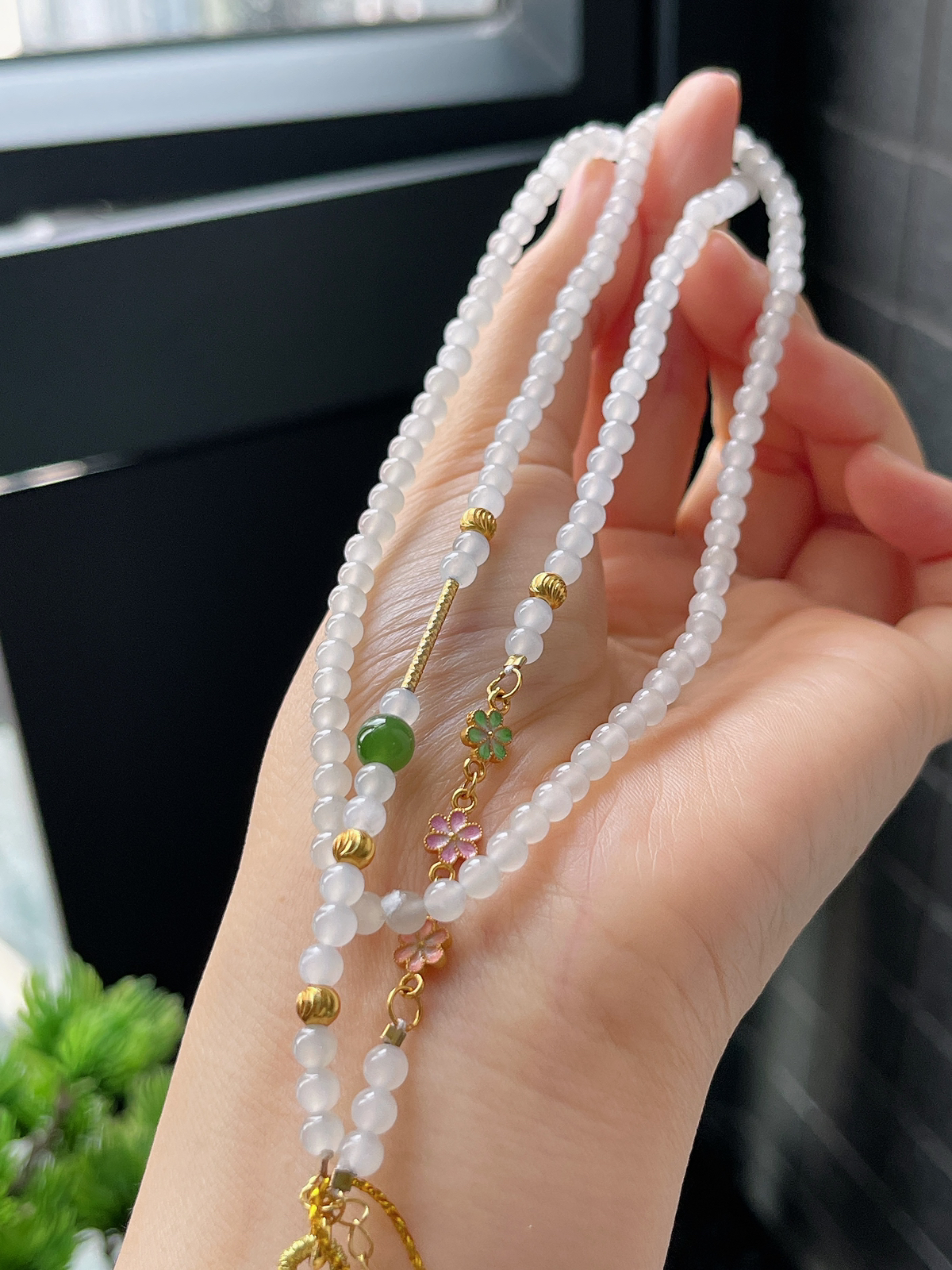 和田玉白玉项链