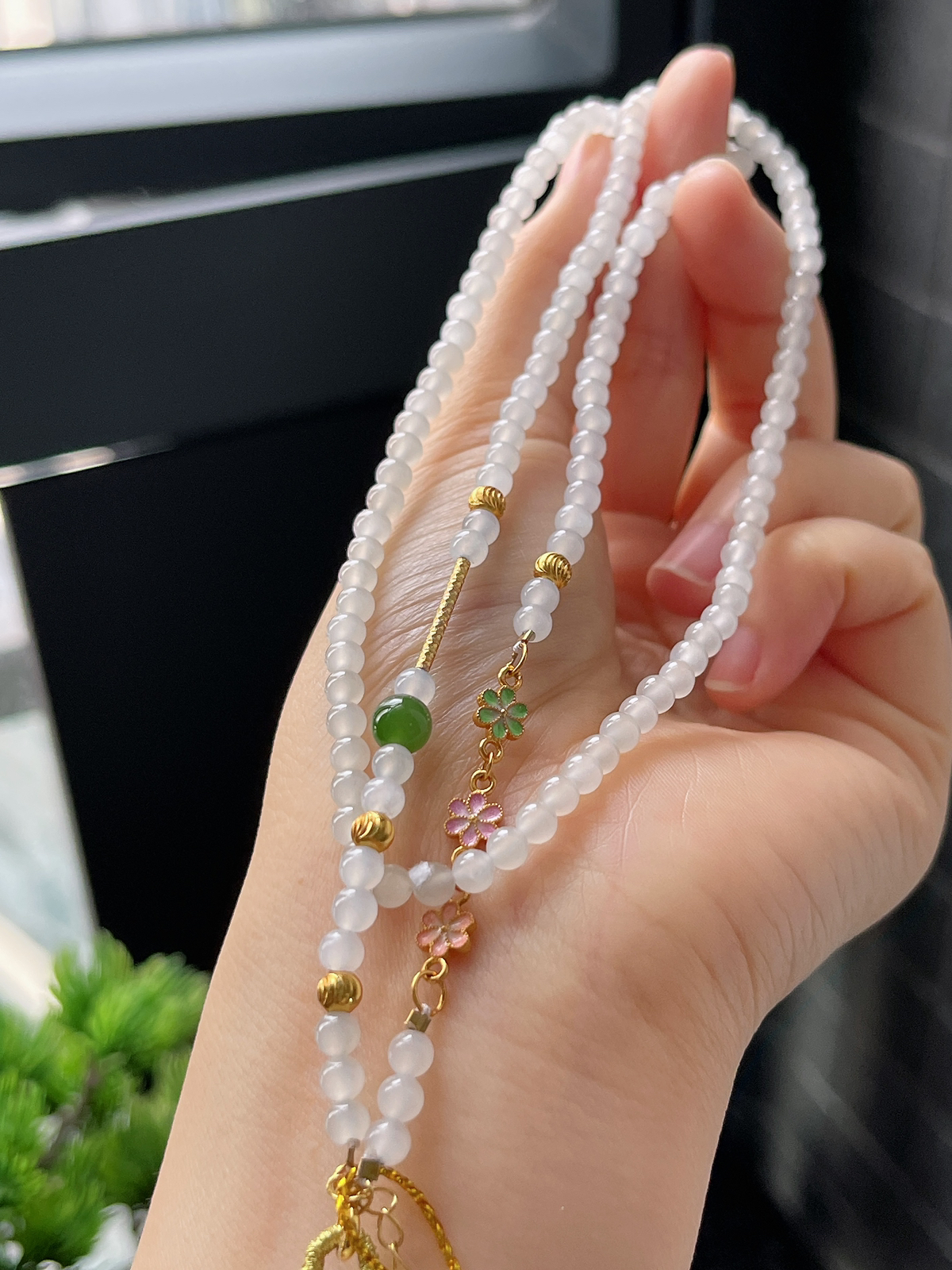 和田玉白玉项链