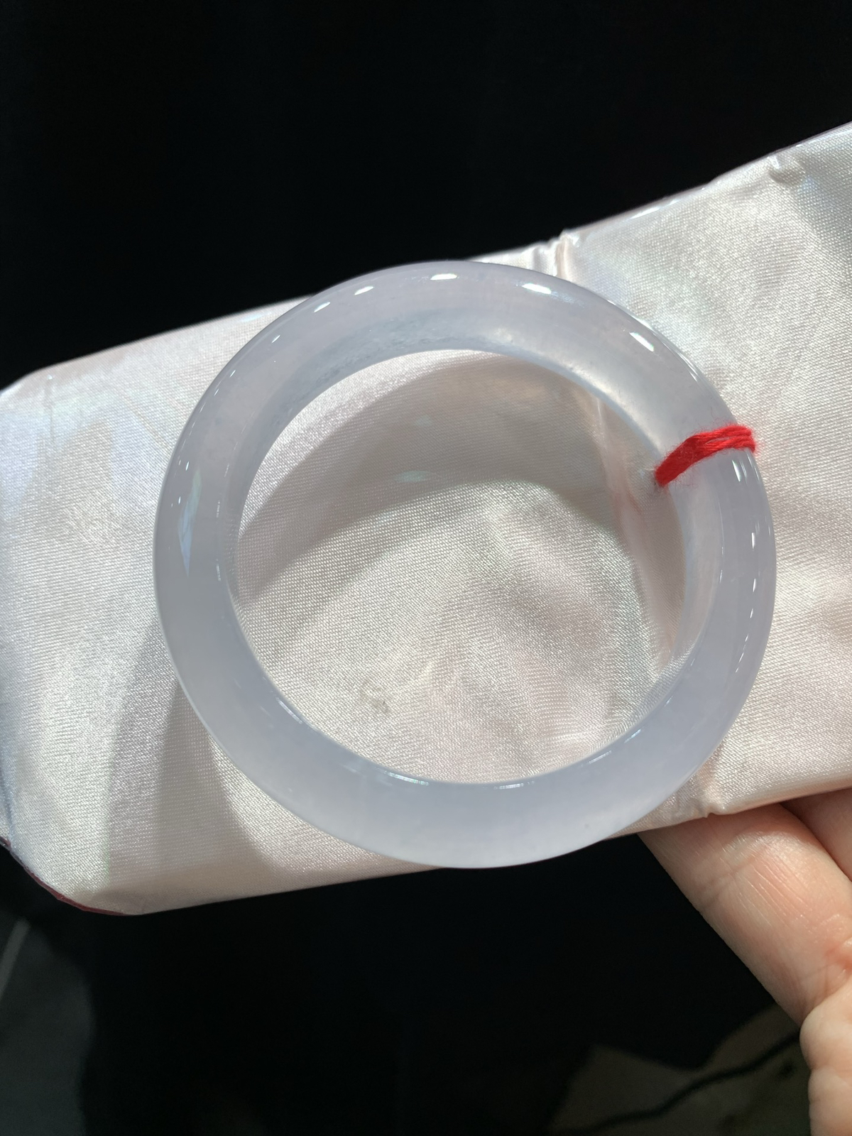 尺寸54.7/12.2/8.7，冰种手镯
种好水足 冰冰透透
TG-1309-4800