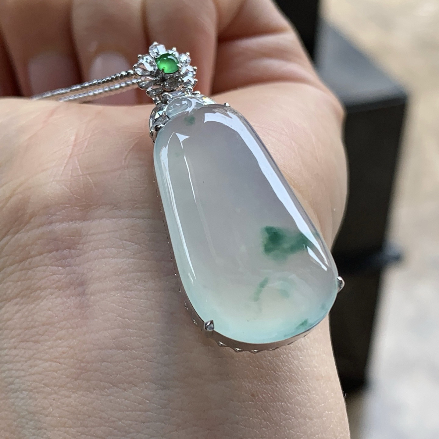 金钻镶嵌飘绿福瓜^_^饱满 清新