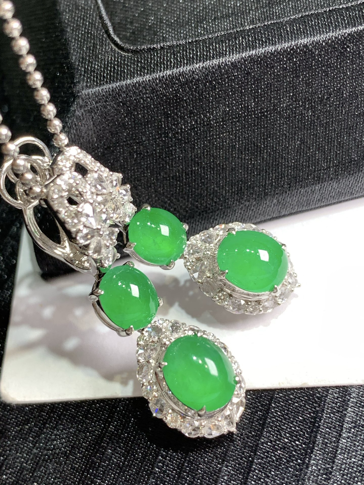 满色耳环，上身超美~