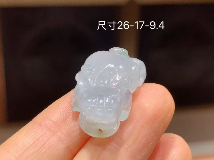 ️冰飘花貔貅，无裂，26-17-9.4