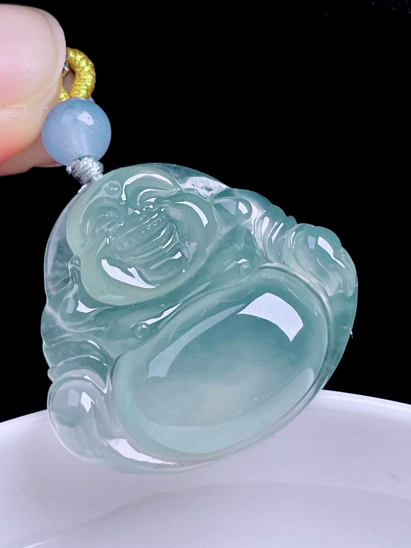 ️ 佛公 冰润通透，种老水润 尺寸：27/29.8/6.6，ss50182a