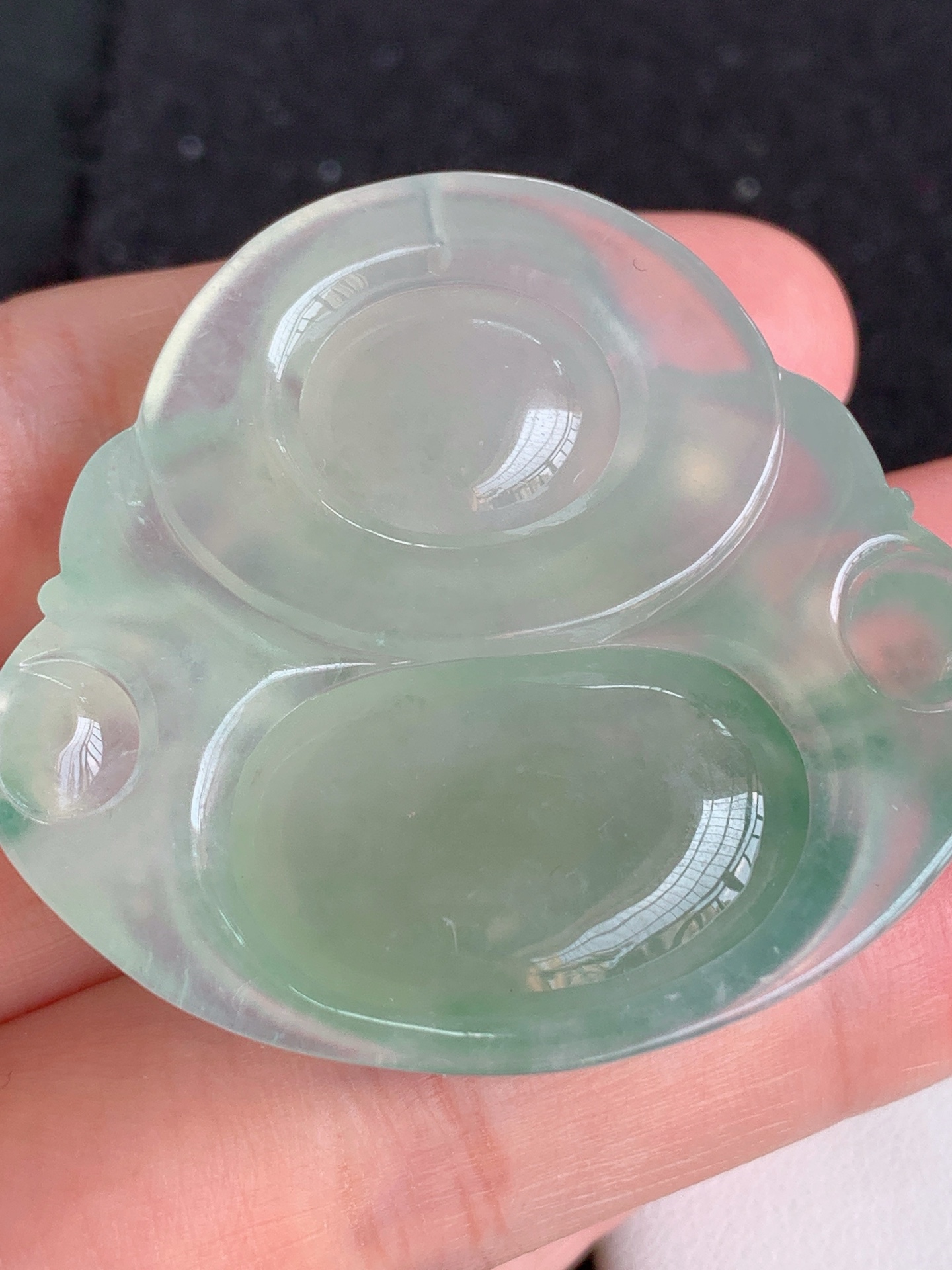 ️【冰飘花佛公】无裂厚装，裸石尺寸：40/43.2/11.9