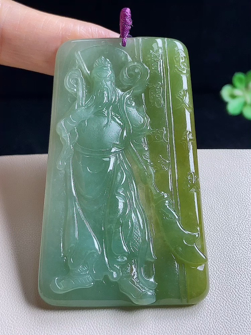 关公，无裂，尺寸69.8/40/4.8/编号14d7y