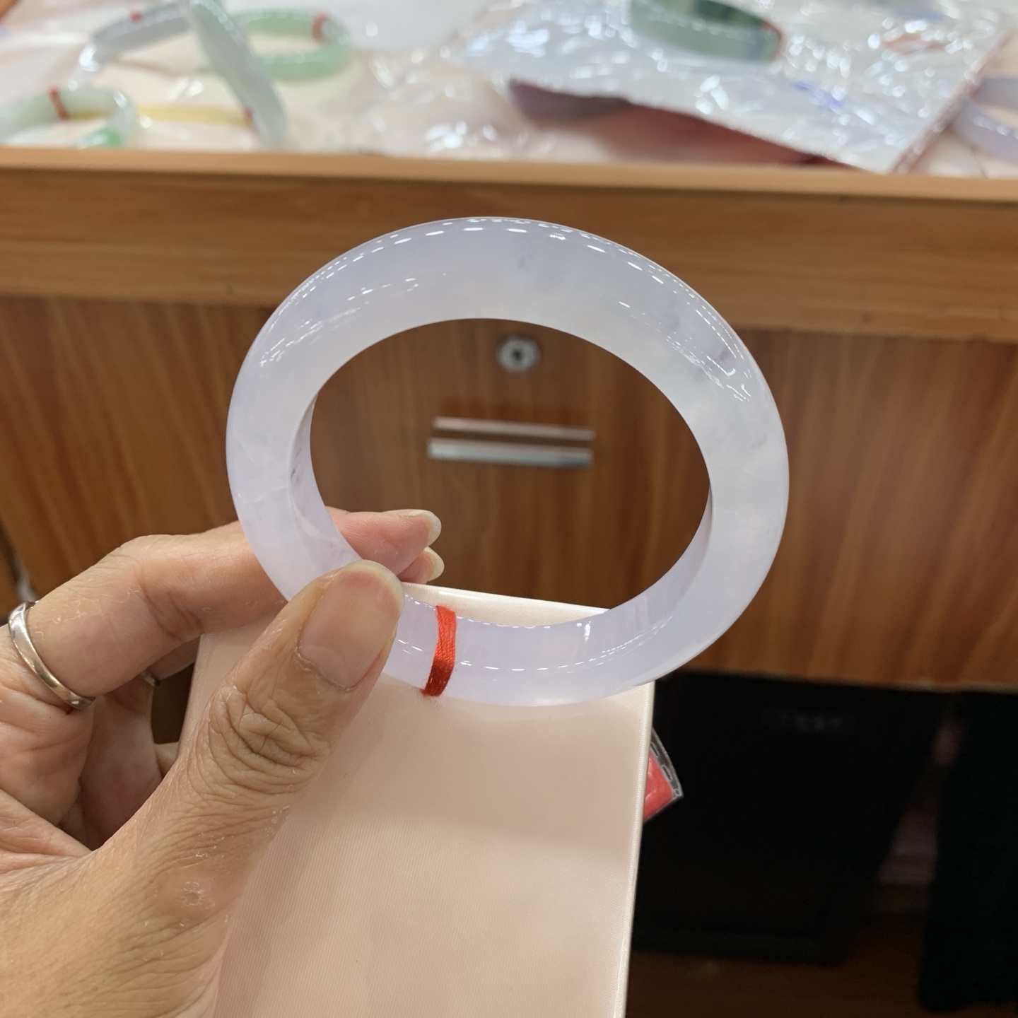 042036JM冰正圈翡翠手镯58.8-12.3-10.4