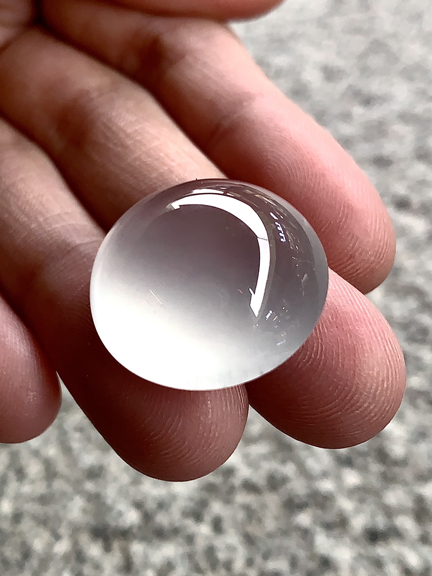 ️ 质地细腻，玻璃种蛋面饱满厚庄尺寸20×9.5