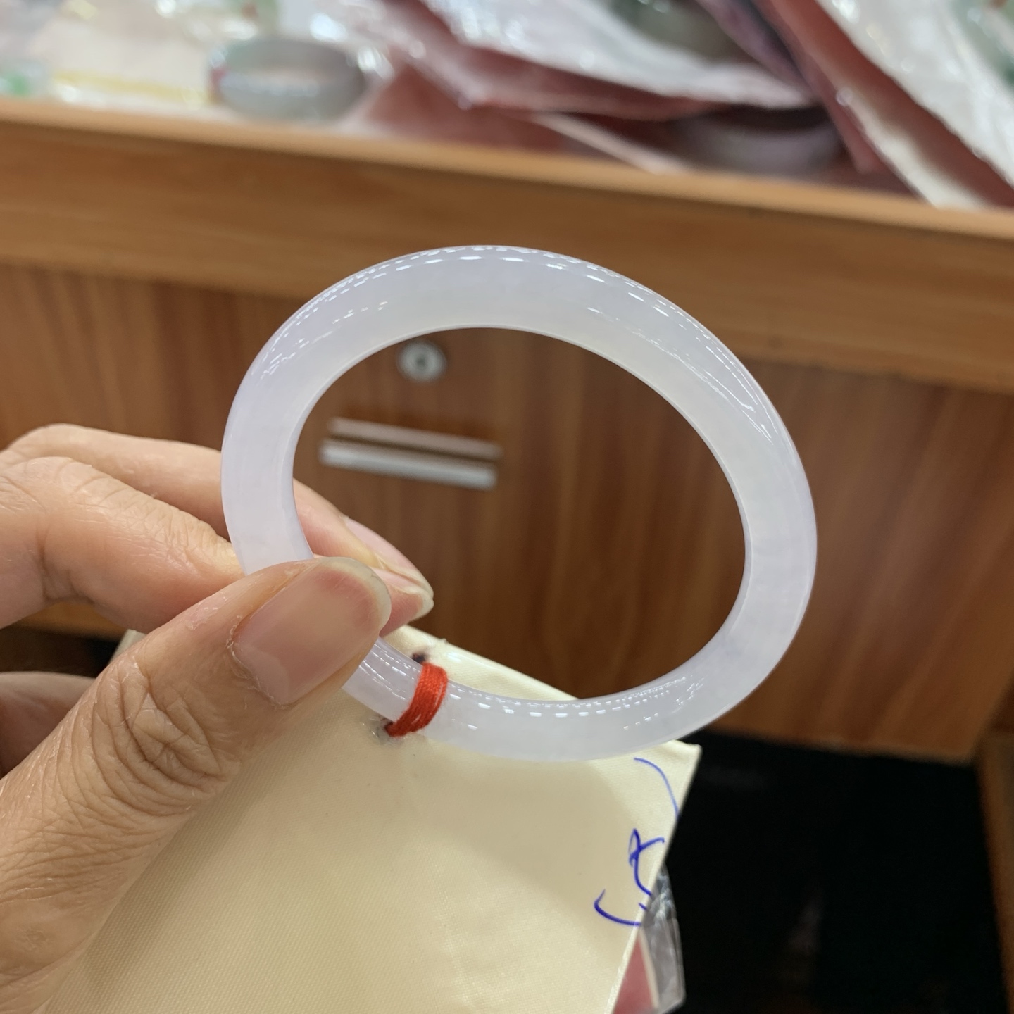 042005FN 白冰贵妃翡翠手镯 54-47-7.8-7.3