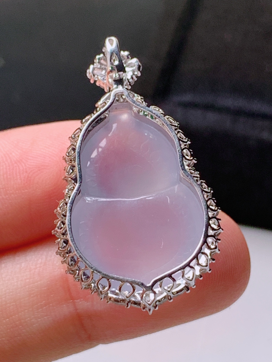 ️ 冰种葫芦吊坠，无裂通透厚装，裸石23.4-16.6-6.133.6-19.4-12.2