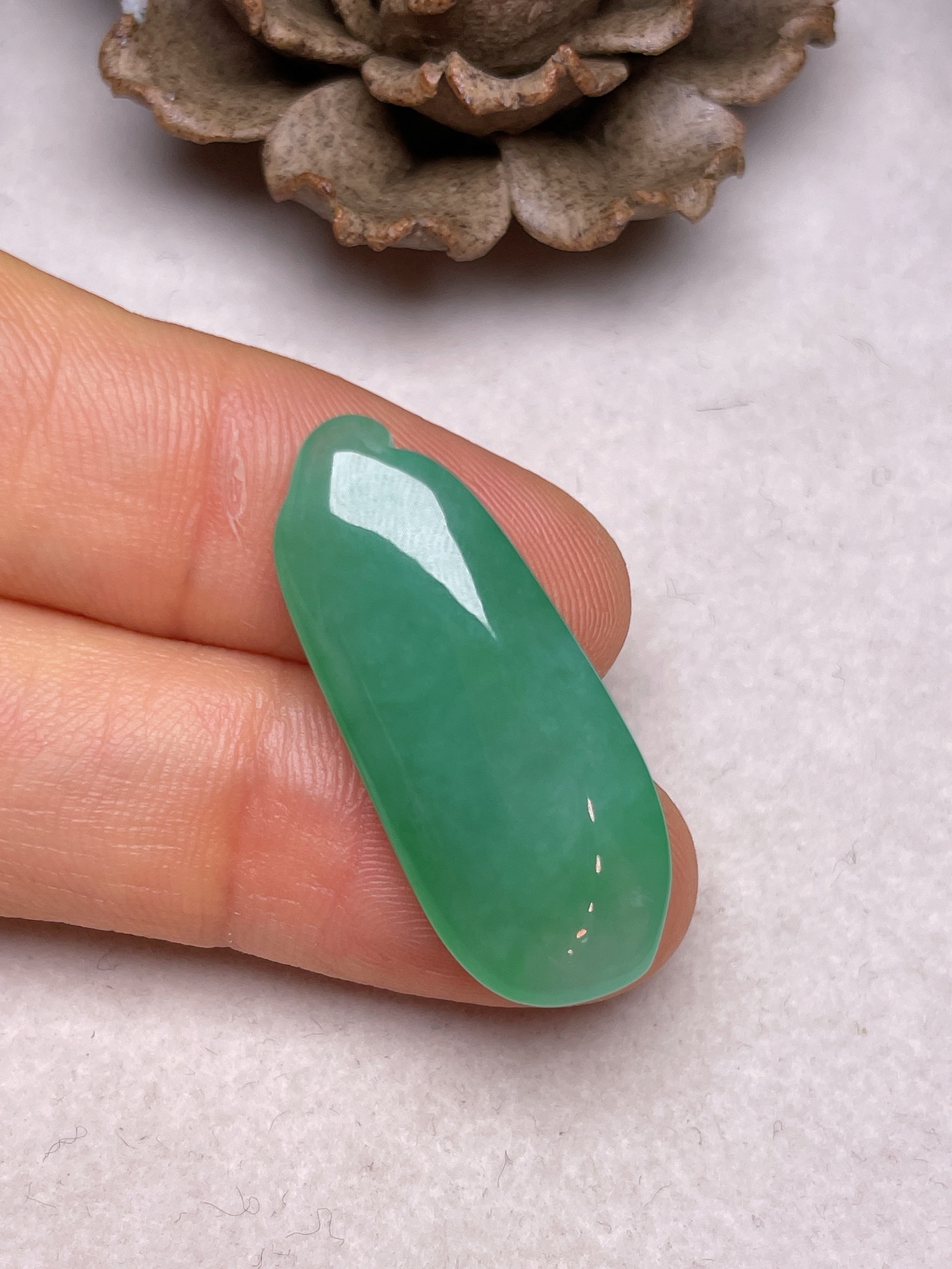 福瓜冰糯种满色无裂一手货源尺寸29/12.3/5.8