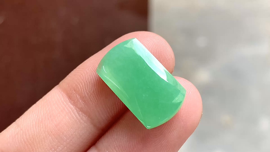 ️ 木纳绿马鞍，18.2*10.5*4.2