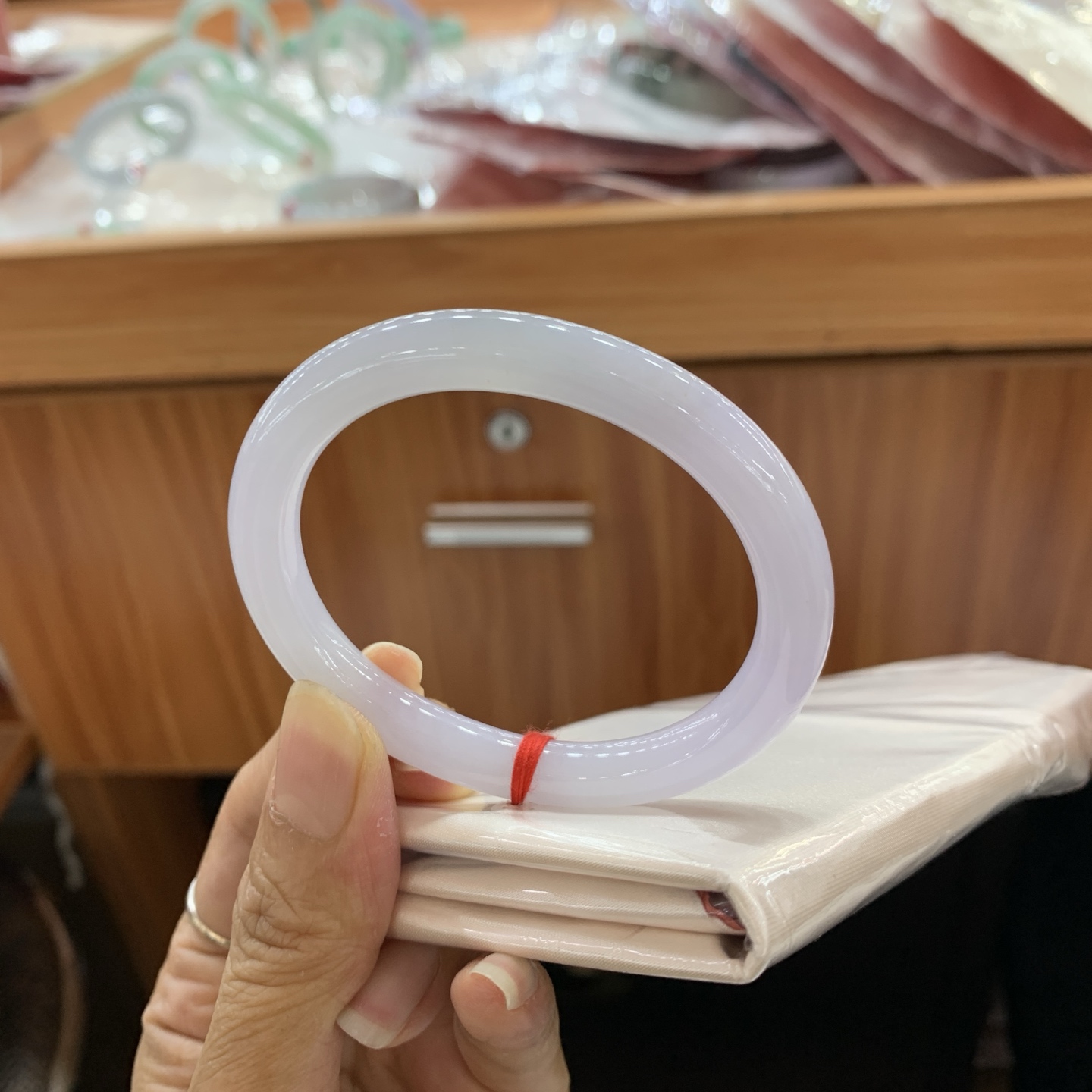 042002FN 紫罗兰贵妃翡翠手镯 54-47.5-7.9-8.2