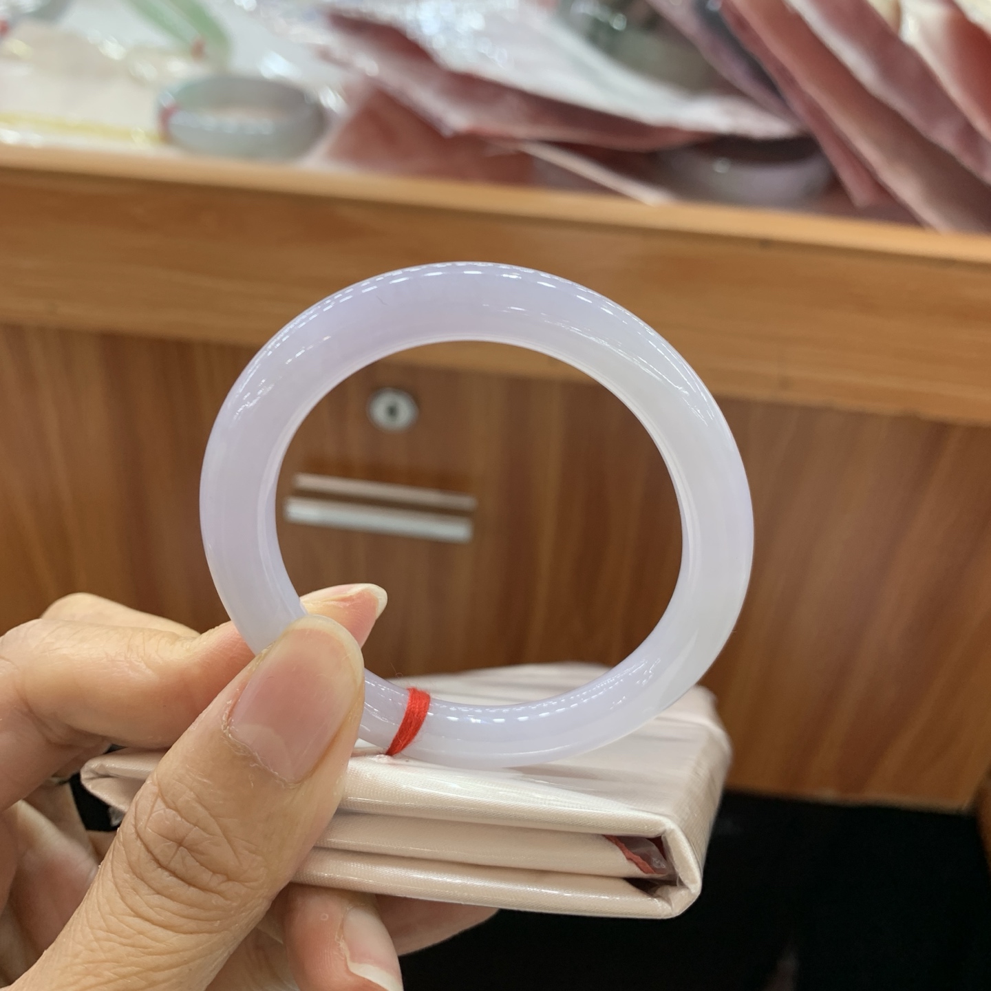 042002FN 紫罗兰贵妃翡翠手镯 54-47.5-7.9-8.2