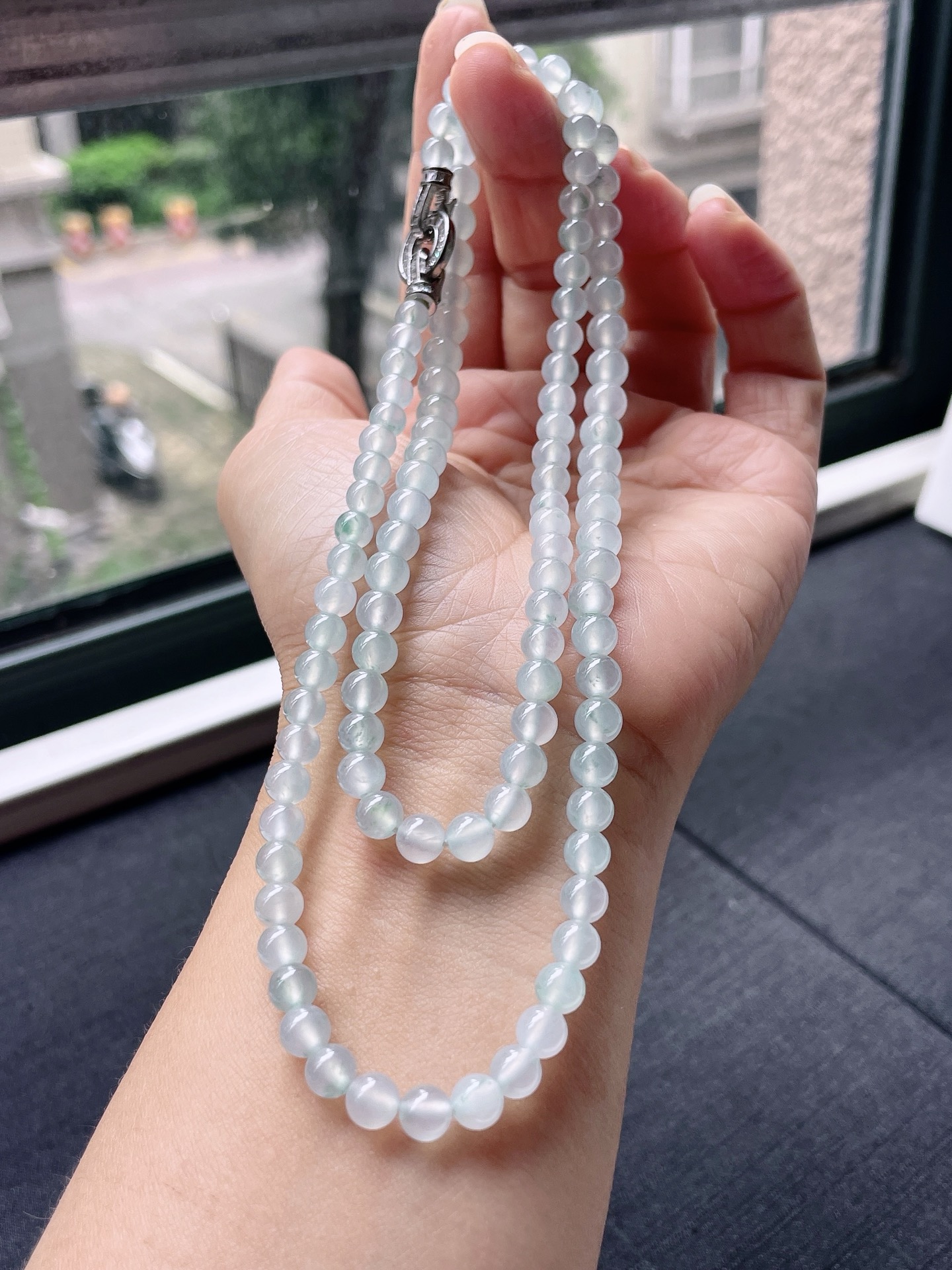 ️ 冰珠链，冰润通透，颗颗起光，尺寸：6.1，108颗，ss