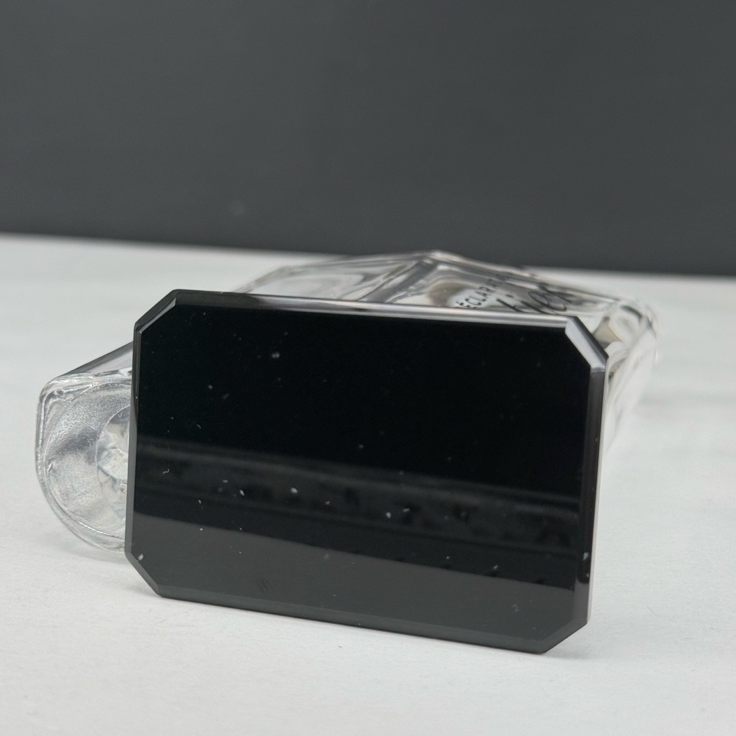 精品墨翠雪花棉墨翠无事牌 种好色正 黑度极好 打灯通透 油性十足 尺寸51.9