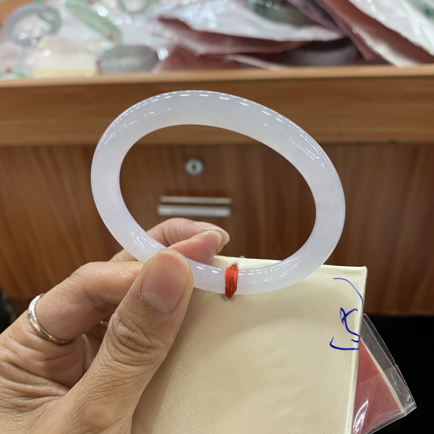 042005FN 白冰贵妃翡翠手镯 54-47-7.8-7.3