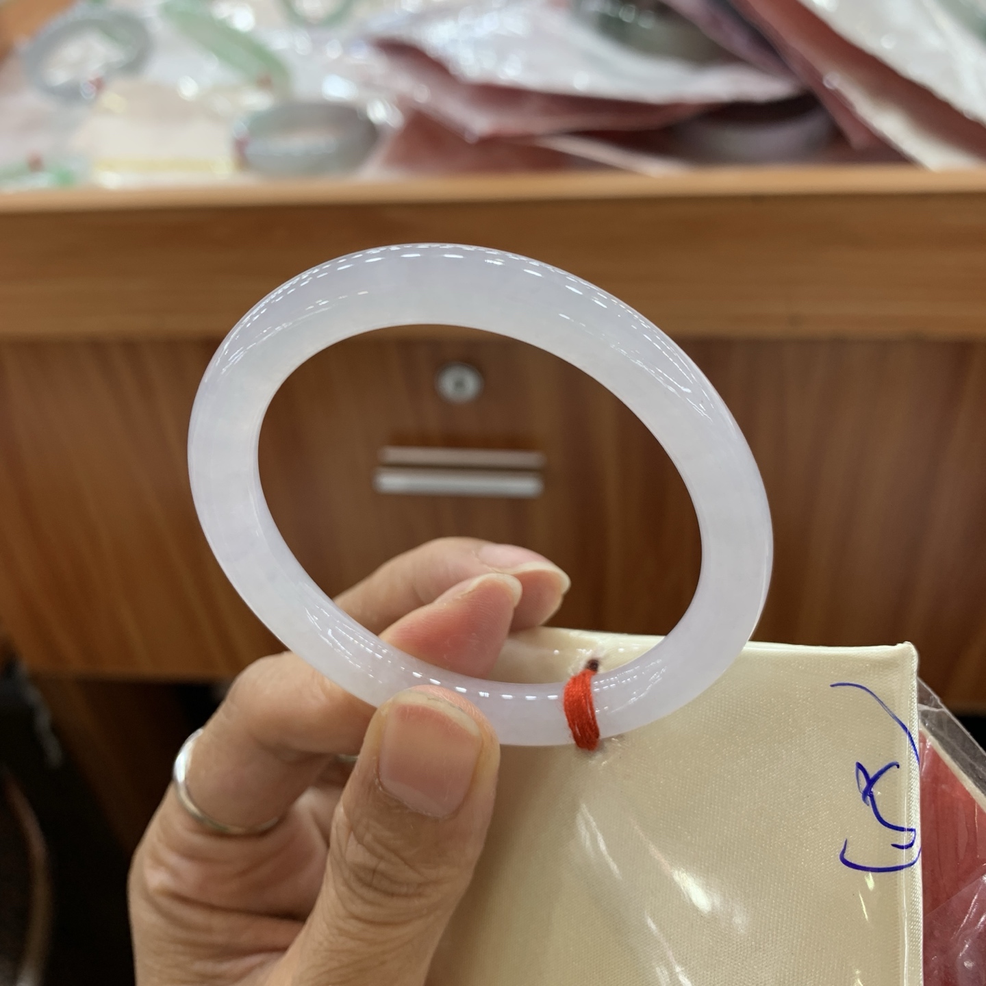 042005FN 白冰贵妃翡翠手镯 54-47-7.8-7.3