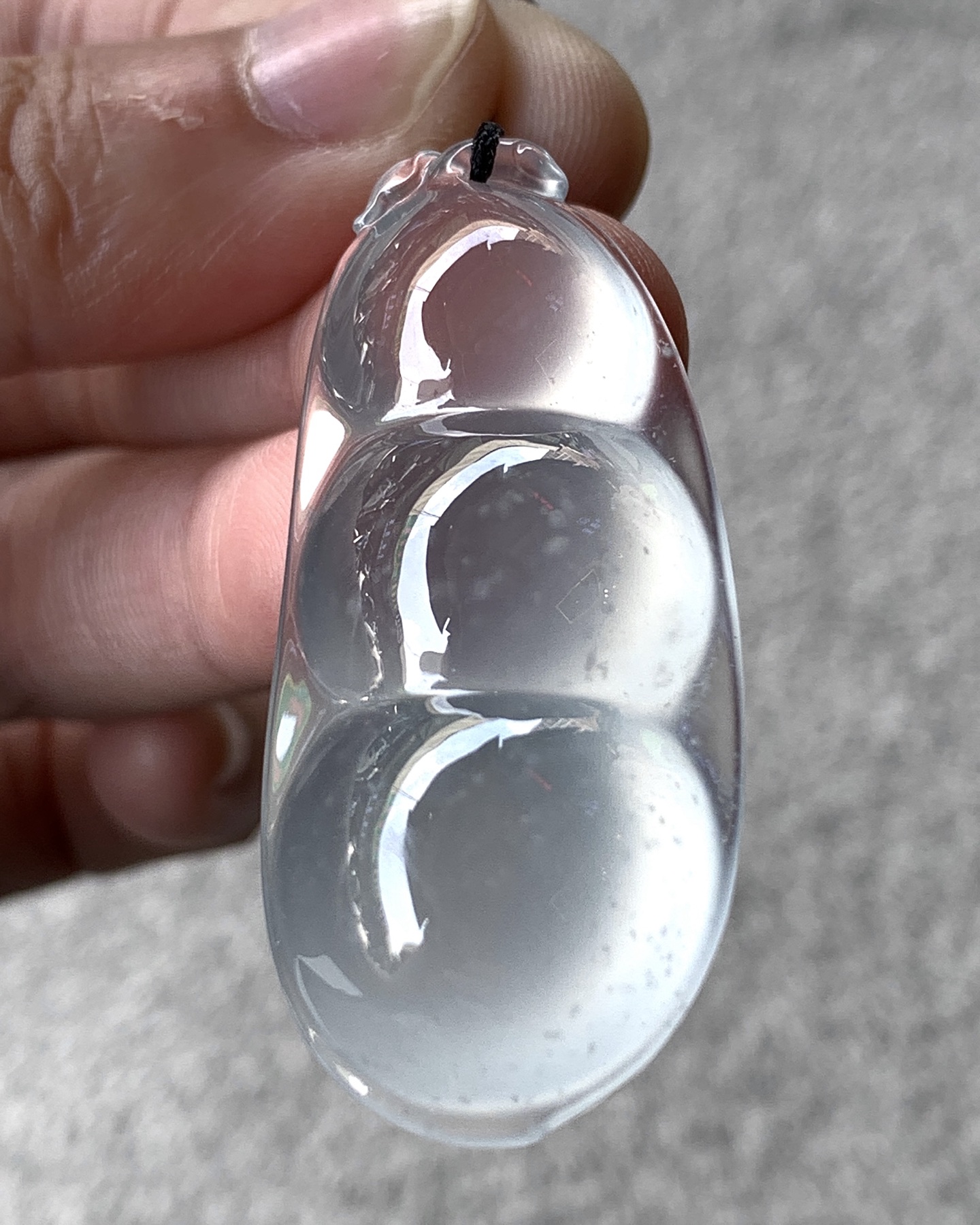 ️ 玻璃种福豆饱满，干净，颜色淡雅尺寸45×19.8×11.3