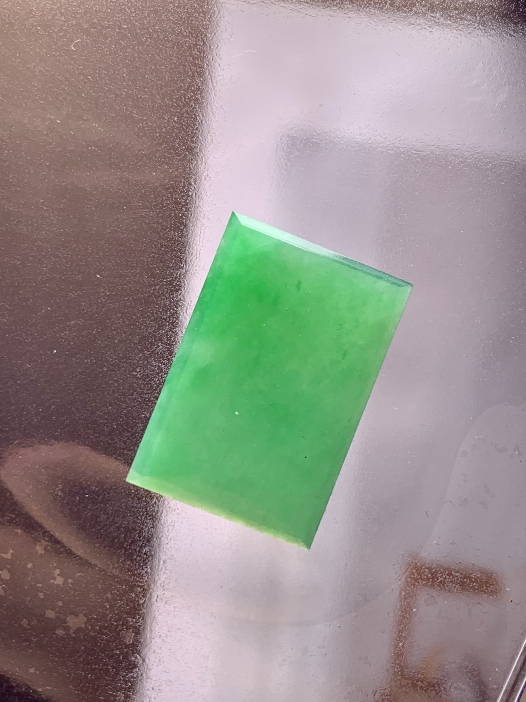 ️冰绿方块，色泽浓艳，0420尺寸23.1*15.6*1.9